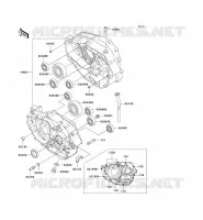 CARTER MOTEUR(S) pour Kawasaki SUPER SHERPA 1997