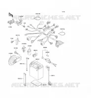 CHASSIS EQUIPMENT ELECTRIQUE pour Kawasaki SUPER SHERPA 1997