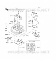 CULASSE pour Kawasaki SUPER SHERPA 1997