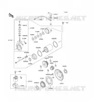 D&Eacute;MARREUR pour Kawasaki SUPER SHERPA 1997