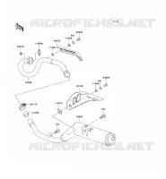 &Eacute;CHAPPEMENT pour Kawasaki SUPER SHERPA 1997