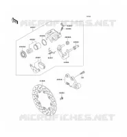 FREIN ARRIERE pour Kawasaki SUPER SHERPA 1997