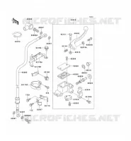 MAITRE CYLINDRE AV pour Kawasaki SUPER SHERPA 1997