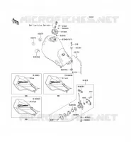 RESERVOIR CARBURANT pour Kawasaki SUPER SHERPA 1997