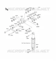 SUSPENSION pour Kawasaki SUPER SHERPA 1997