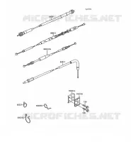 CABLES pour Kawasaki KLR600 1991