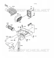 FILTRE A AIR pour Kawasaki KLR600 1991