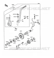 PIECE EN OPTION pour Kawasaki KLR600 1991