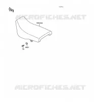 SELLE pour Kawasaki KLR600 1991
