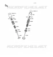 SOUPAPE pour Kawasaki KLR600 1991