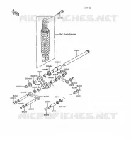 SUSPENSION pour Kawasaki KLR600 1991