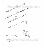 CABLES pour Kawasaki KLR600 1992