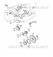 D&Eacute;MARREUR pour Kawasaki KLR600 1992