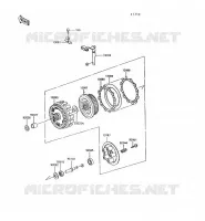 EMBRAYAGE pour Kawasaki KLR600 1992