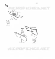 LABEL pour Kawasaki KLR600 1992