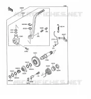 PIECE EN OPTION pour Kawasaki KLR600 1992