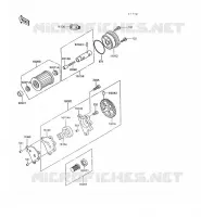 POMPE A HUILE pour Kawasaki KLR600 1992
