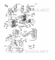 RADIATEUR pour Kawasaki KLR600 1992