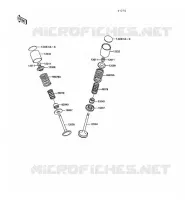 SOUPAPE pour Kawasaki KLR600 1992