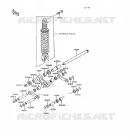 SUSPENSION pour Kawasaki KLR600 1992