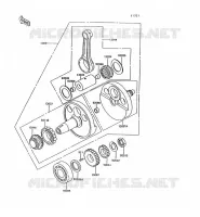 VILEBREQUIN pour Kawasaki KLR600 1992