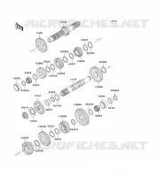 TRANSMISSION pour Kawasaki KLR650 2006