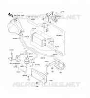 SYSTEME D'EVAPORATION CARBURANT(CA) pour Kawasaki KLR650 2007