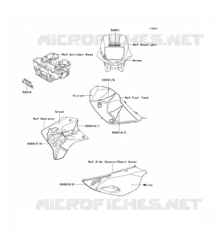 STICKER Kawasaki MOTOS 650 2000 KLR650  KL650-C6