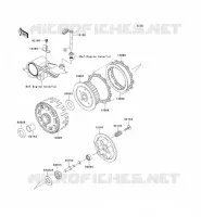 EMBRAYAGE( KL650AEA72319) pour Kawasaki KLR650 2012