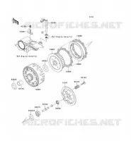 EMBRAYAGE( KL650AEA72319) pour Kawasaki KLR650 2013