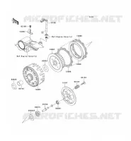EMBRAYAGE( KL650AEA72319) pour Kawasaki KLR650 2014