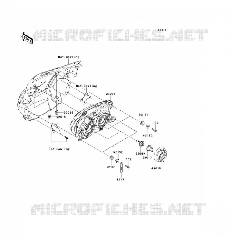 OPTIQUE(S) Kawasaki MOTOS 650 2014 KLR650  KL650EEF