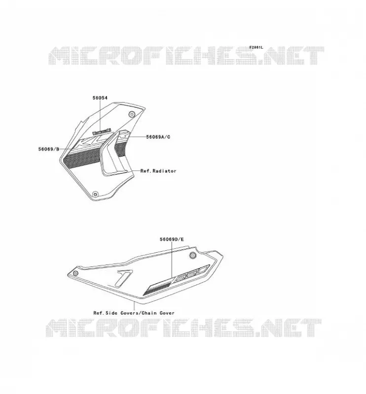 STICKER(GRAYSTONE) Kawasaki MOTOS 650 2014 KLR650  KL650EES
