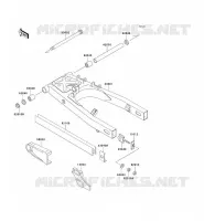 BRAS OSCILLANT pour Kawasaki KLE250 1997