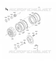 EMBRAYAGE pour Kawasaki KLE250 1997
