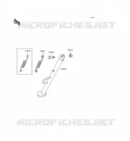 BEQUILLES pour Kawasaki KLE500 1998
