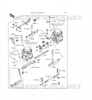 CARBURATEUR pour Kawasaki KLE500 1998