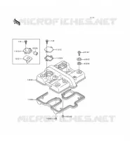 COUVRE CULASSE pour Kawasaki KLE500 1998