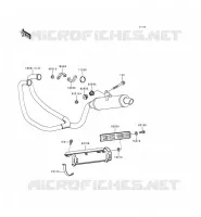 &Eacute;CHAPPEMENT pour Kawasaki KLE500 1998