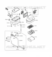 FILTRE A AIR pour Kawasaki KLE500 1998