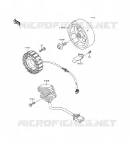 G&Eacute;N&Eacute;RATEUR pour Kawasaki KLE500 1998
