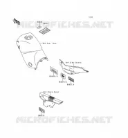 LABEL pour Kawasaki KLE500 1998