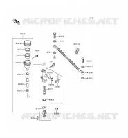 MAITRE CYLINDRE ARRI&Egrave;RE pour Kawasaki KLE500 1998