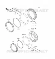 PNEUS pour Kawasaki KLE500 1998