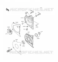 POMPE &Agrave; EAU pour Kawasaki KLE500 1998