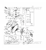 RADIATEUR pour Kawasaki KLE500 1998