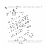 SUSPENSION pour Kawasaki KLE500 1998