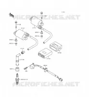SYSTEME D&acute;ALLUMAGE pour Kawasaki KLE500 1998