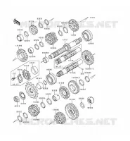 TRANSMISSION pour Kawasaki KLE500 1998