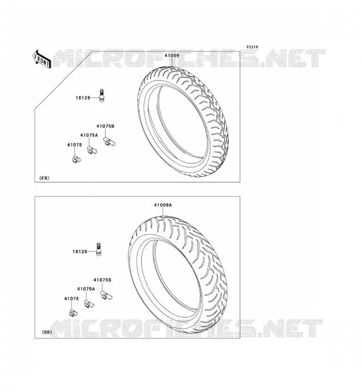 PNEUS Kawasaki MOTOS 650 2007 VERSYS 650  KLE650A7F